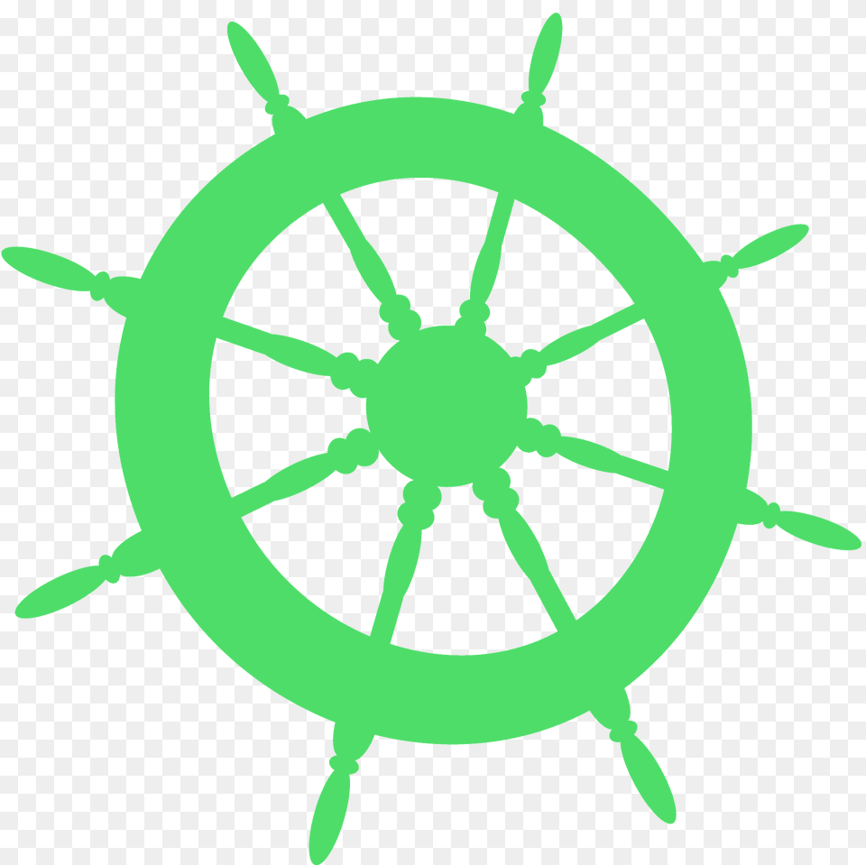 Ship Wheel Silhouette, Steering Wheel, Transportation, Vehicle, Machine Free Transparent Png