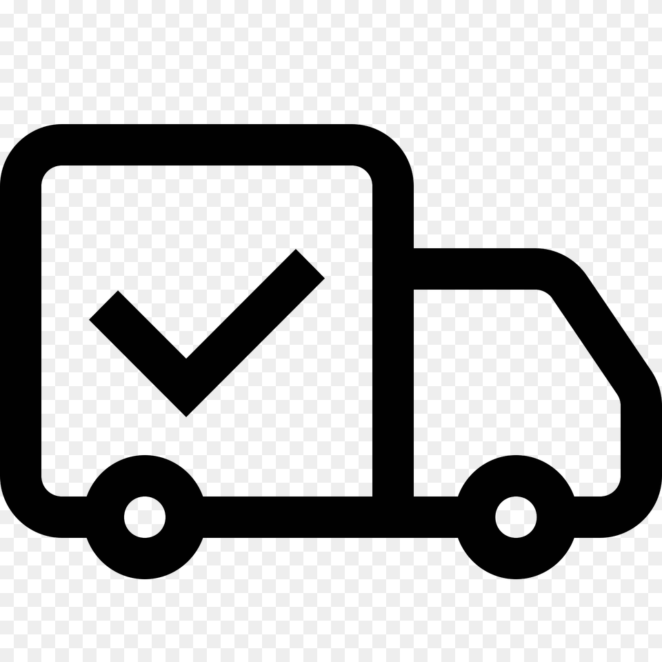 Shipped Icon, Gray Png