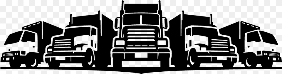 Shipping Amp Transportation Company Truck Fleet Icon, Gray Free Transparent Png
