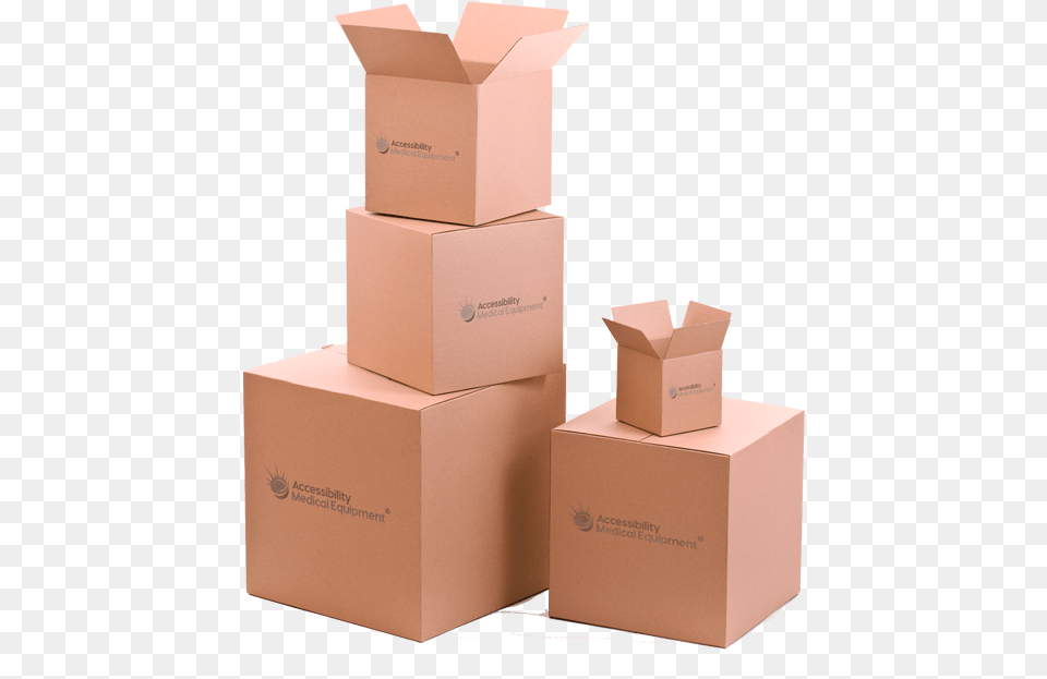 Shipping Boxes Labeled With Accessibility Medical Equipment Carton, Box, Cardboard, Package, Package Delivery Free Png