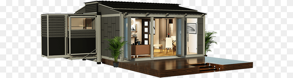 Shipping Container Expandable Ebs Block Homes, Plant, Chair, Door, Furniture Free Transparent Png