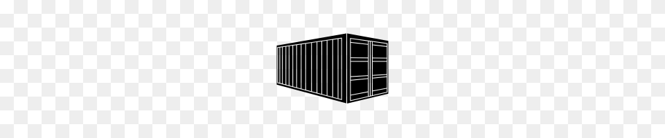 Shipping Container Icons Noun Project, Gray Png Image
