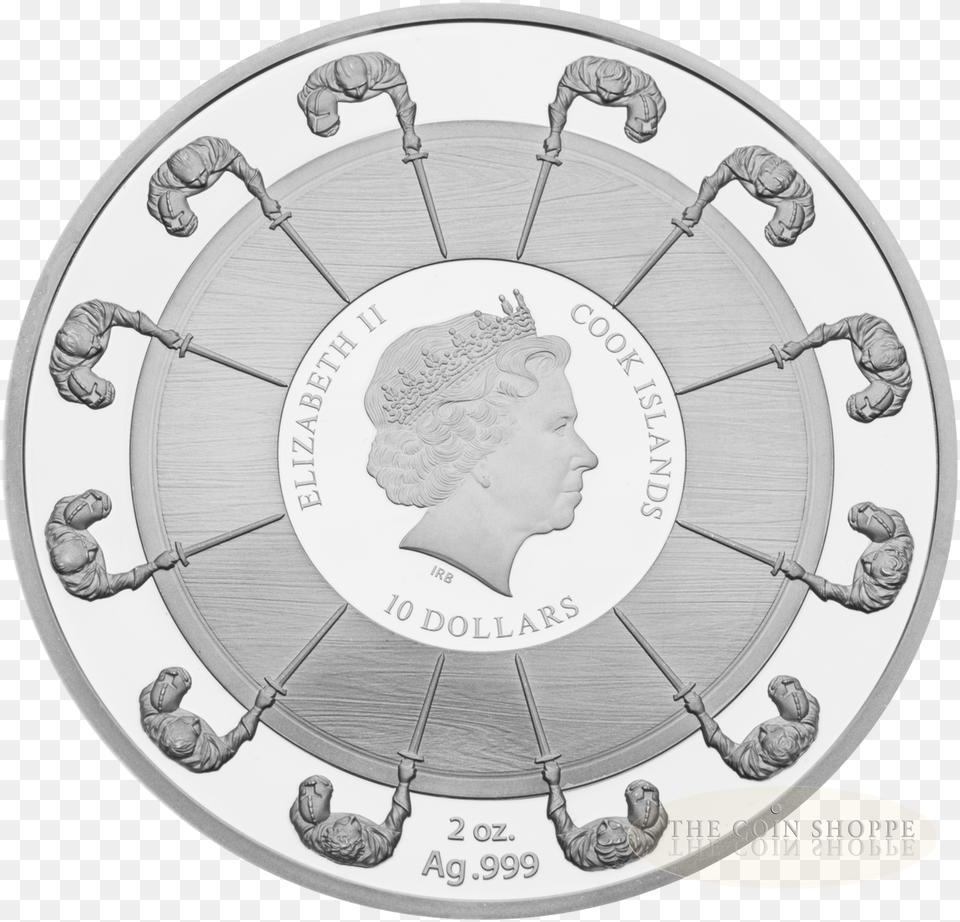 Shipping For Usa Amp Canada King Arthur Coin, Silver, Adult, Male, Man Free Png