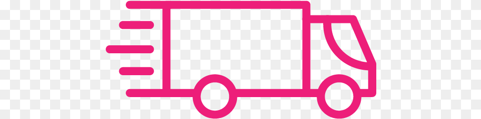 Shipping Icon Pink Truck, Device, Grass, Lawn, Lawn Mower Png