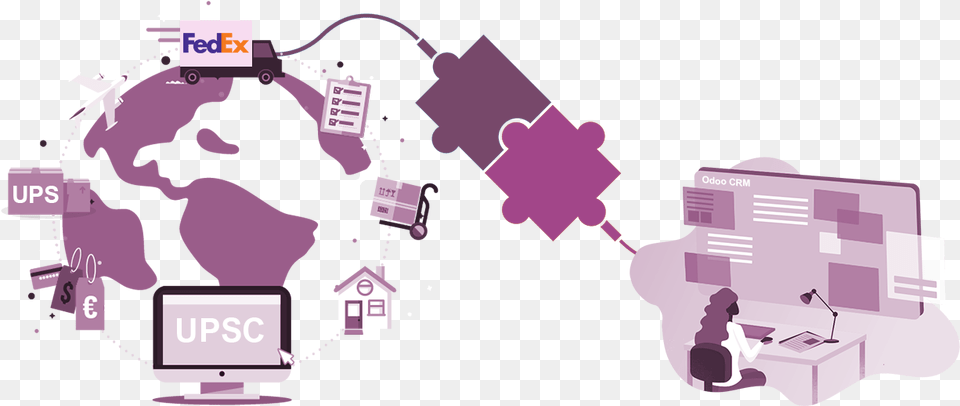 Shipping Integration With Odoo Illustration, Baby, Person, Art, Graphics Png