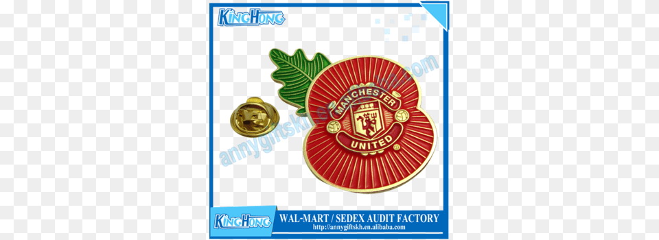 Shipping Metal Man U Poppy Pin Badge Manchester United X4599 Motorola Moto Z Moto Z Force, Logo, Symbol Free Transparent Png