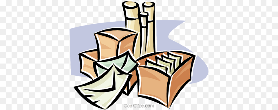 Shipping Packages Royalty Vector Clip Art Illustration, Book, Publication Png