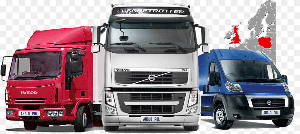 Shipping Poland Uk Transport From Poland To Uk Volvo Truck Windscreen Stickers, Trailer Truck, Transportation, Vehicle, Moving Van Png Image