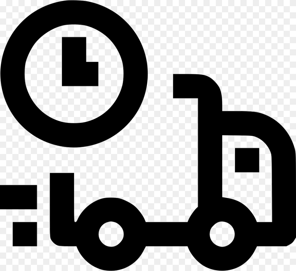 Shipping Truck Shipping Time Icon, Device, Grass, Lawn, Lawn Mower Free Png Download