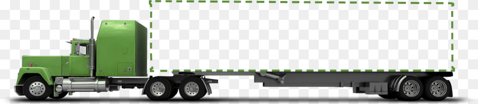 Shipping Truck Truck And Trailer Side View, Trailer Truck, Transportation, Vehicle, Machine Png Image