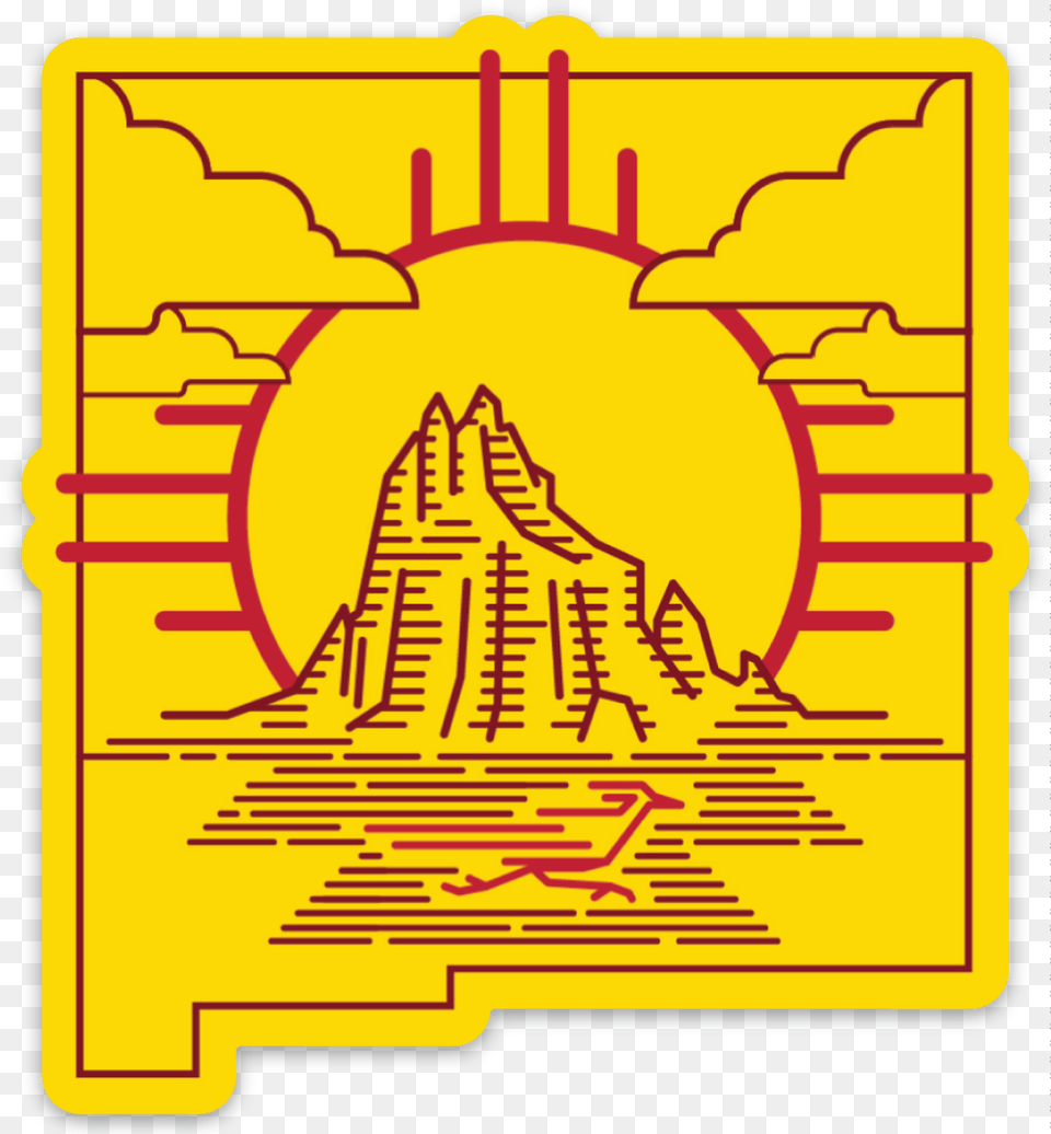 Shiprock New Mexico Sticker, Outdoors Png Image