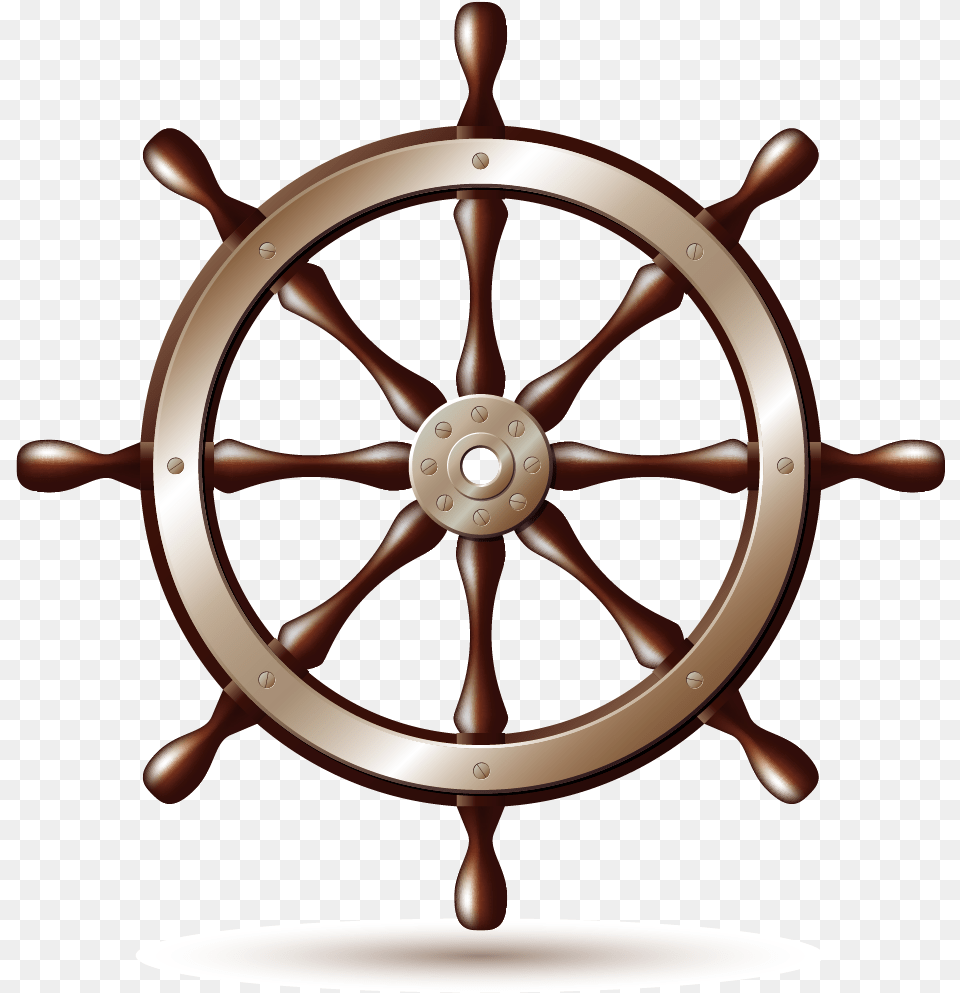 Ships Wheel Clipart Ship Wheel, Machine, Steering Wheel, Transportation, Vehicle Free Png