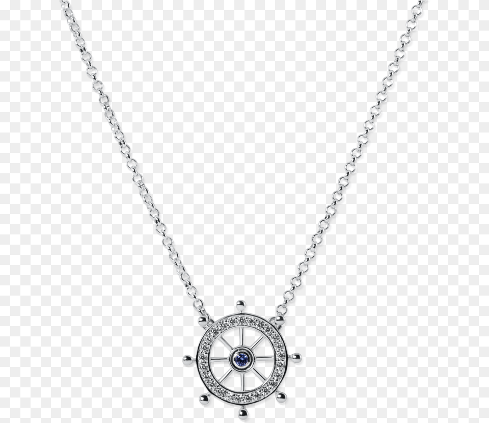 Ships Wheel Necklace Two Tone Hoop Necklace, Accessories, Diamond, Gemstone, Jewelry Free Png Download