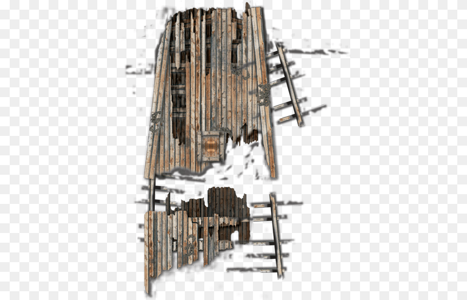 Shipwreck Sm Weathered Timber Planks 2 X Card Sheets Ea, Architecture, Building, Countryside, Hut Free Png Download