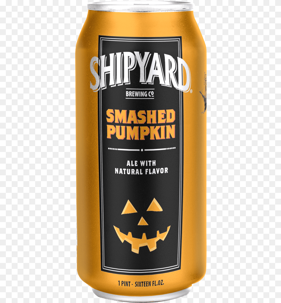 Shipyard Smashed Pumpkin Cans, Alcohol, Beer, Beverage, Lager Free Png