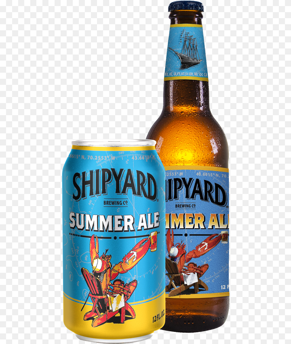Shipyard Summer Ale, Alcohol, Beer, Beverage, Lager Png