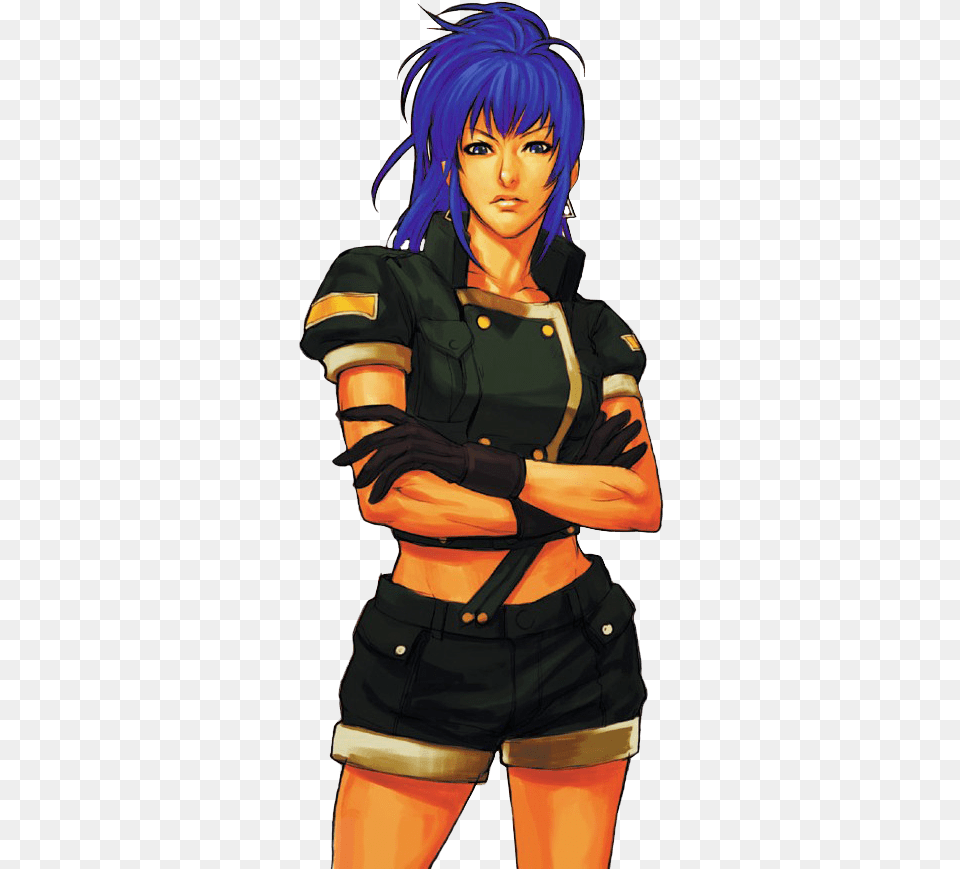 Shiranui Mai Leona Heidern Girl Fights Game Character, Book, Comics, Publication, Adult Png