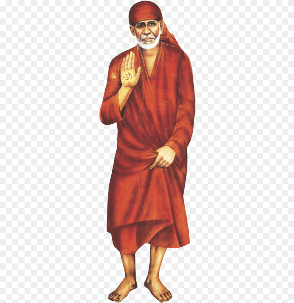 Shirdi Sai Baba Standing, Adult, Fashion, Male, Man Png