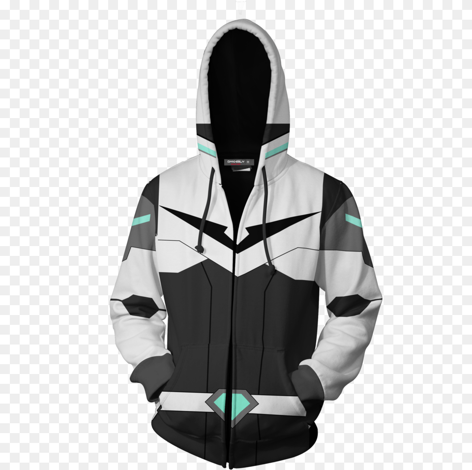 Shiro Voltron Jacket, Clothing, Coat, Sweatshirt, Hood Png