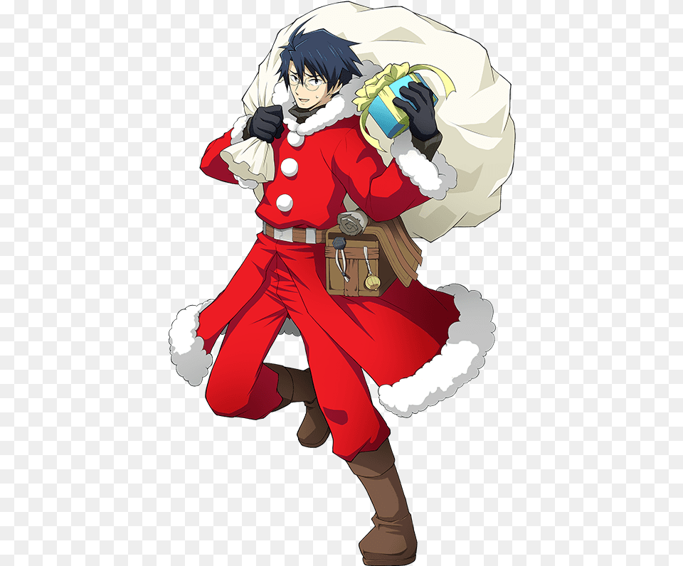 Shiroe Sng Christmas Christmas Anime Log Horizon, Book, Comics, Publication, Baby Free Png