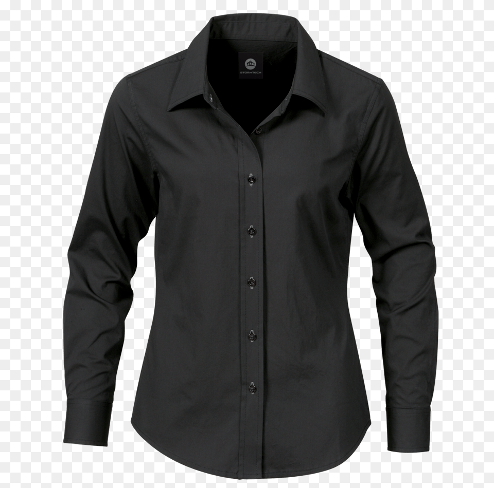 Shirt Black, Clothing, Dress Shirt, Long Sleeve, Sleeve Png