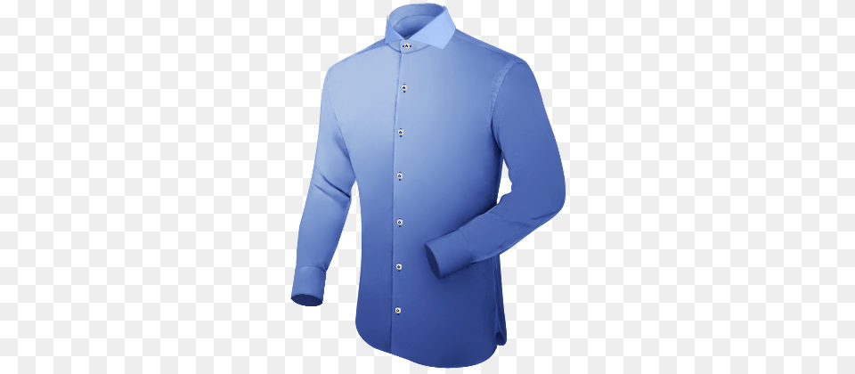 Shirt Blue Clipart, Clothing, Dress Shirt, Long Sleeve, Sleeve Free Png