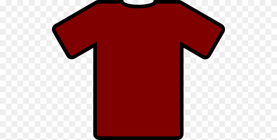 Shirt Clip Art, Clothing, Maroon, T-shirt Free Png Download