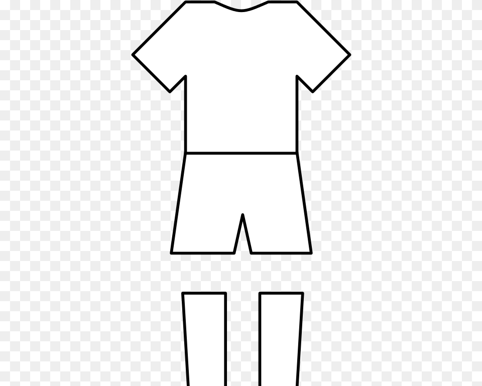 Shirt Clipart Blank Blank Football Kit Template, Clothing, T-shirt Png Image