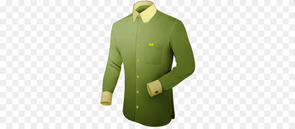 Shirt Green Clipart, Clothing, Dress Shirt, Long Sleeve, Sleeve Png