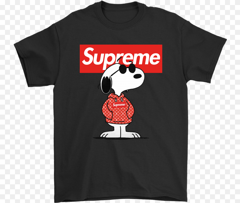 Shirt Louis Vuitton Snoopy Supreme, Clothing, T-shirt, Berry, Food Png Image