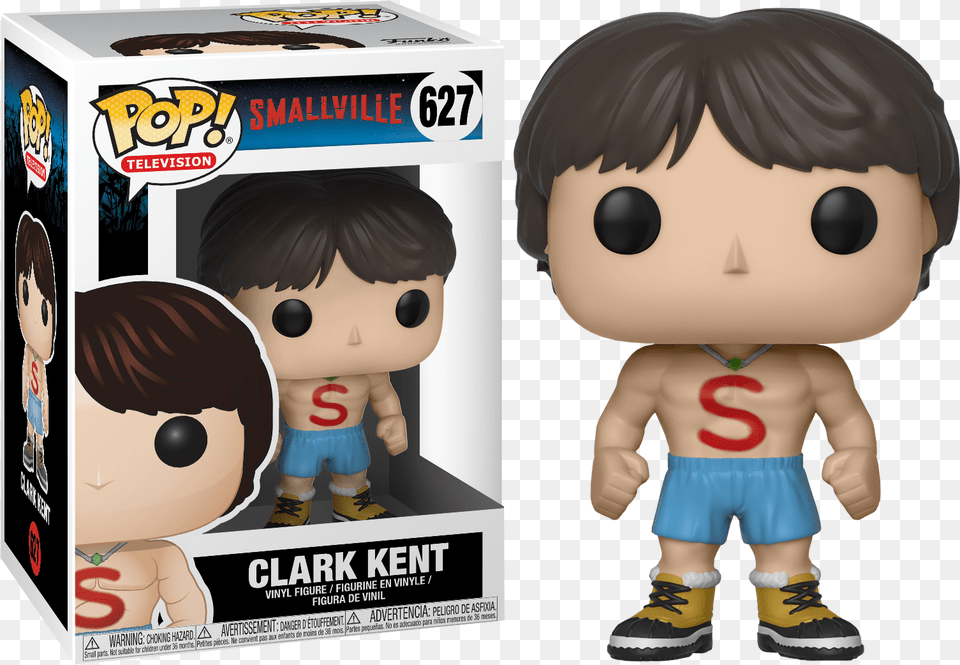 Shirtless Clark Kent Pop Vinyl Figure Funko Pop Clark Kent, Baby, Person, Toy, Doll Png Image