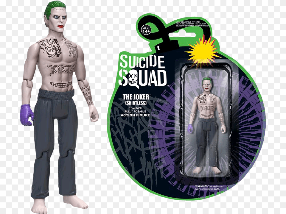 Shirtless Joker Action Figure Killer Croc Action Figure Suicide Squad, Adult, Person, Man, Male Free Png