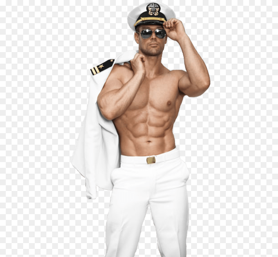 Shirtless Sailor, Captain, Officer, Person, Adult Png Image