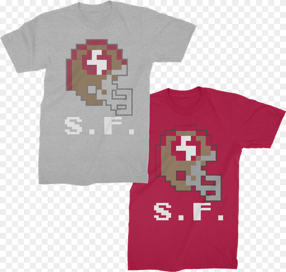 Shirts Tecmo Mini Helmets 49ers Tecmo Super Bowl Logo, Clothing, Shirt, T-shirt Png Image