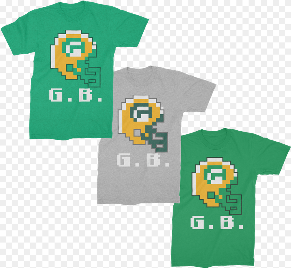 Shirts Tecmo Mini Helmets Packers Tecmo Bowl Shirt, Clothing, T-shirt Free Transparent Png