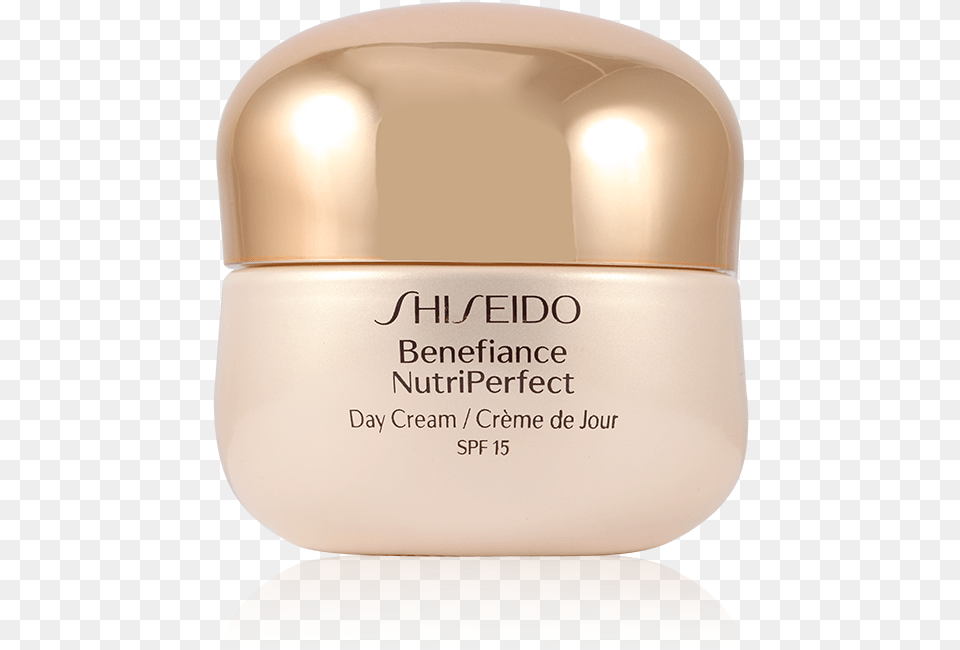 Shiseido Benefiance Nutriperfect Day Cream Spf 15, Bottle, Head, Lotion, Person Free Png