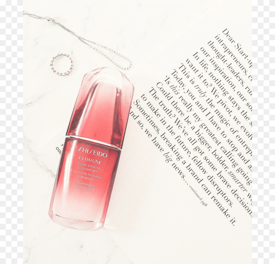 Shiseido Logo, Bottle, Cosmetics, Perfume, Lipstick Free Png Download