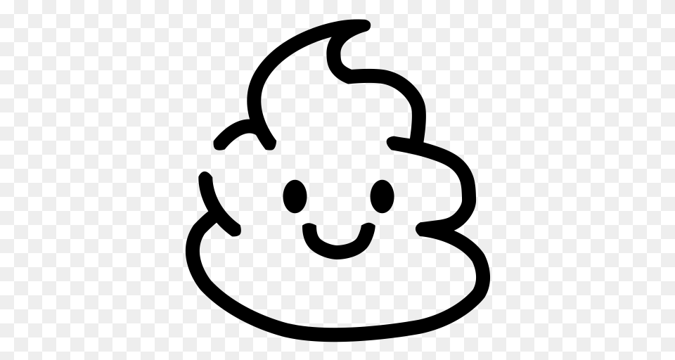 Shit Cream Poo Icon With And Vector Format For, Gray Png Image