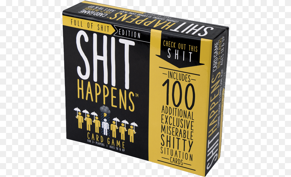 Shit Happens Full Of Shit, Book, Publication, Box, Cardboard Png Image