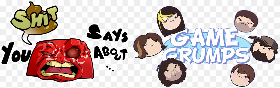 Shit Youtube Says About Game Grumps Game Grumps Transparent, People, Person, Face, Head Free Png Download