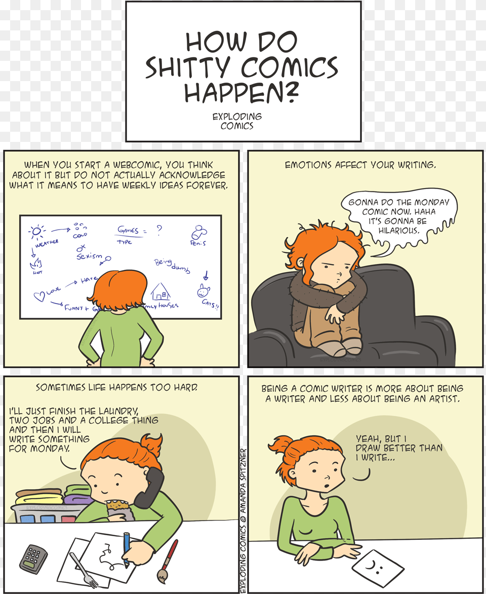 Shitty Comics Cartoon, Book, Publication, Baby, Person Free Png