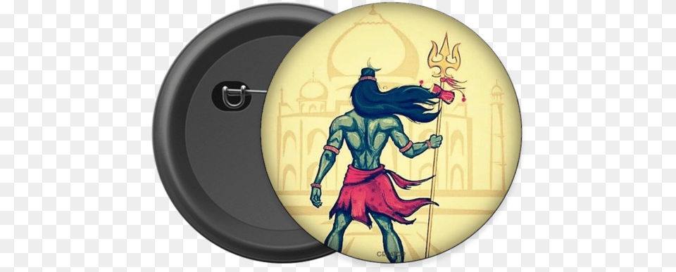 Shiva Button Badge Shiva, Person Png