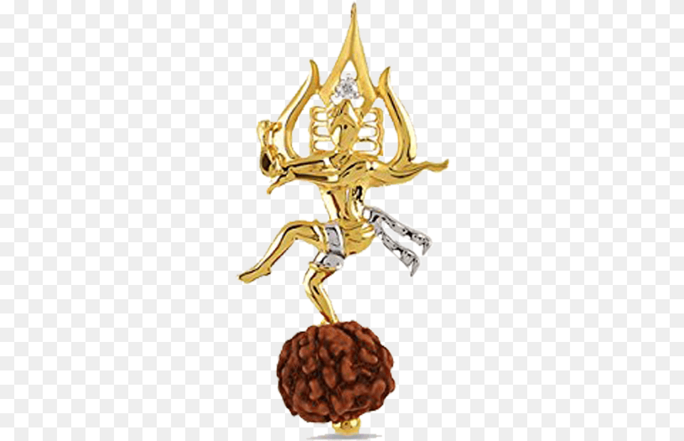 Shiva Gold Pendant, Cross, Symbol, Blade, Dagger Png