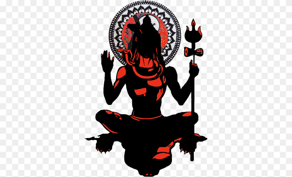 Shiva Silhouette At Getdrawings Com For Lord Shiva Doing Yoga Poses, Adult, Female, Person, Woman Free Png Download