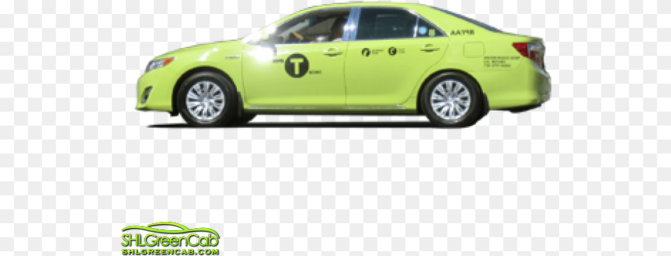 Shl Green Taxi Hybrid Camry 2014 Non Wheelchair For Bubba Gump Shrimp Co, Alloy Wheel, Vehicle, Transportation, Tire Free Png