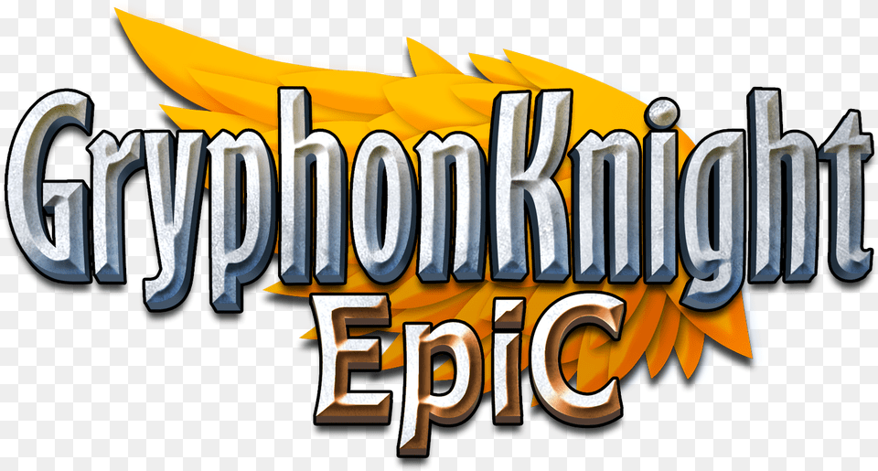 Shmup Gryphon Knight Epic Logo, Outdoors, Text Png