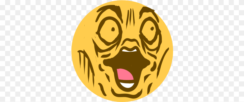 Shock Discord Emoji Gasp Emoji Discord, Gold, Baby, Person, Face Free Transparent Png