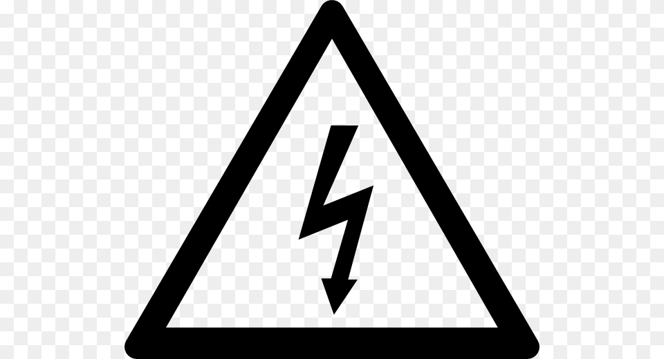 Shock Hazard Clip Art, Triangle, Symbol, Sign Png