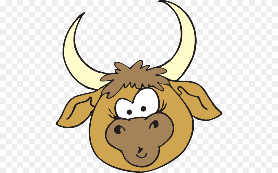 Shocked Bull Clip Art, Animal, Cattle, Livestock, Mammal Free Png Download