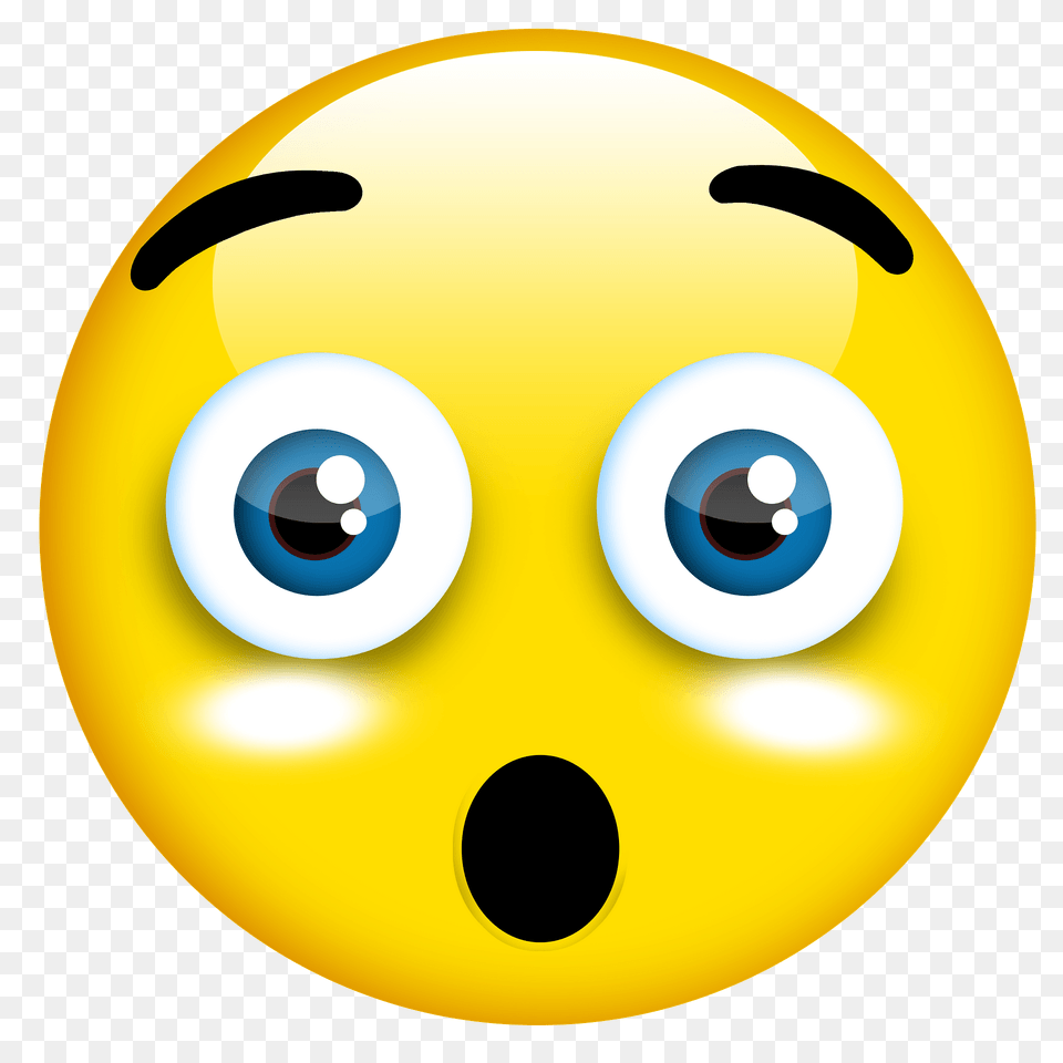 Shocked Emoji Clipart, Sphere, Disk Png